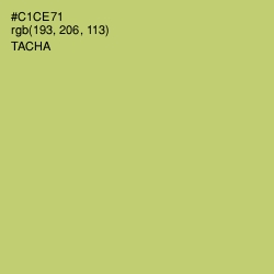 #C1CE71 - Tacha Color Image