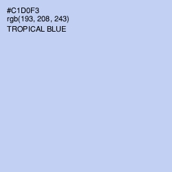 #C1D0F3 - Tropical Blue Color Image