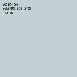 #C1D1D4 - Tiara Color Image