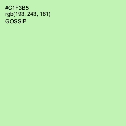 #C1F3B5 - Gossip Color Image