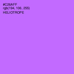 #C26AFF - Heliotrope Color Image