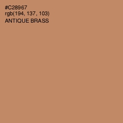 #C28967 - Antique Brass Color Image