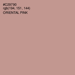 #C29790 - Oriental Pink Color Image