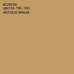 #C29C66 - Antique Brass Color Image