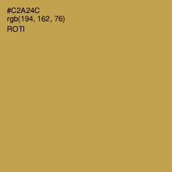 #C2A24C - Roti Color Image
