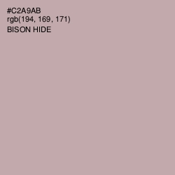 #C2A9AB - Bison Hide Color Image