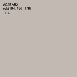 #C2BAB2 - Tea Color Image