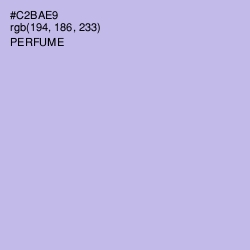 #C2BAE9 - Perfume Color Image