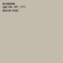 #C2BBAB - Bison Hide Color Image