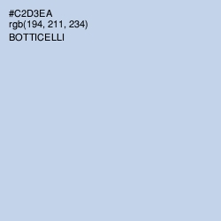 #C2D3EA - Botticelli Color Image