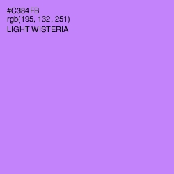 #C384FB - Light Wisteria Color Image