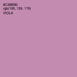 #C38BB0 - Viola Color Image