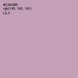 #C3A0B5 - Lily Color Image