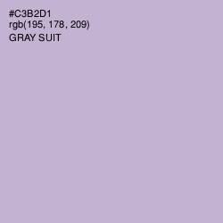 #C3B2D1 - Gray Suit Color Image
