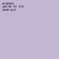 #C3B5D4 - Gray Suit Color Image