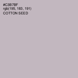 #C3B7BF - Cotton Seed Color Image
