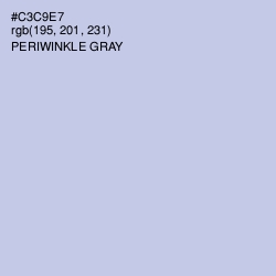 #C3C9E7 - Periwinkle Gray Color Image