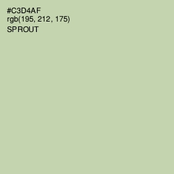#C3D4AF - Sprout Color Image