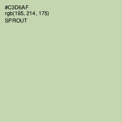 #C3D6AF - Sprout Color Image