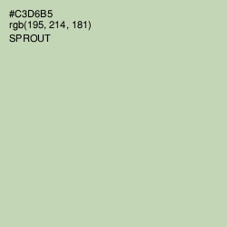 #C3D6B5 - Sprout Color Image