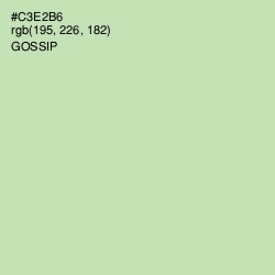 #C3E2B6 - Gossip Color Image