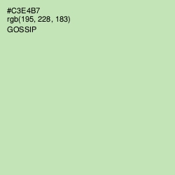 #C3E4B7 - Gossip Color Image