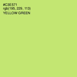#C3E571 - Yellow Green Color Image