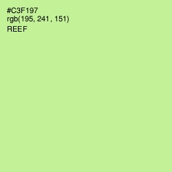 #C3F197 - Reef Color Image