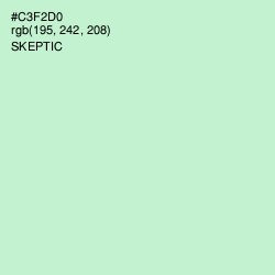 #C3F2D0 - Skeptic Color Image