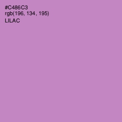 #C486C3 - Lilac Color Image