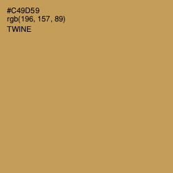 #C49D59 - Twine Color Image