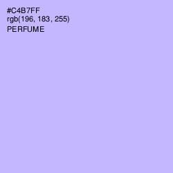 #C4B7FF - Perfume Color Image
