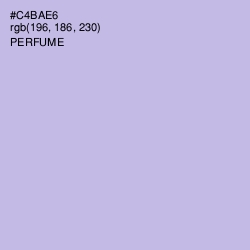 #C4BAE6 - Perfume Color Image