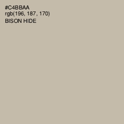#C4BBAA - Bison Hide Color Image