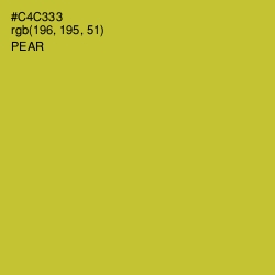 #C4C333 - Pear Color Image