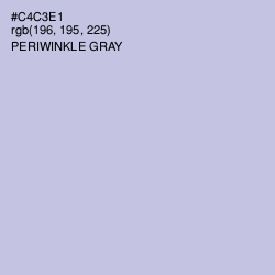 #C4C3E1 - Periwinkle Gray Color Image