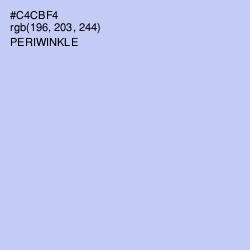 #C4CBF4 - Periwinkle Color Image
