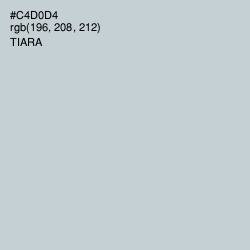 #C4D0D4 - Tiara Color Image