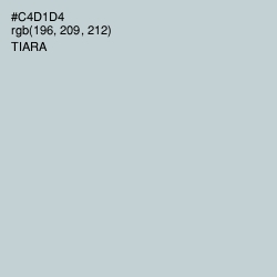 #C4D1D4 - Tiara Color Image