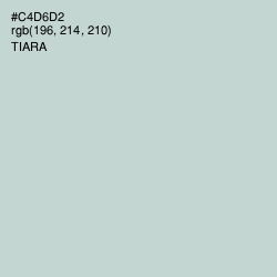 #C4D6D2 - Tiara Color Image