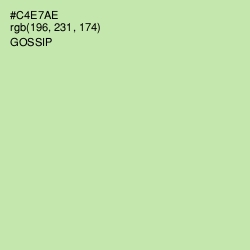 #C4E7AE - Gossip Color Image