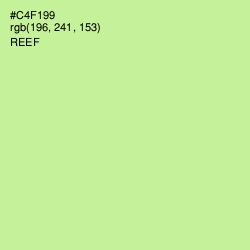 #C4F199 - Reef Color Image