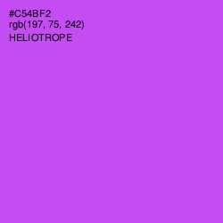 #C54BF2 - Heliotrope Color Image