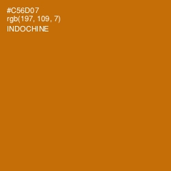 #C56D07 - Indochine Color Image