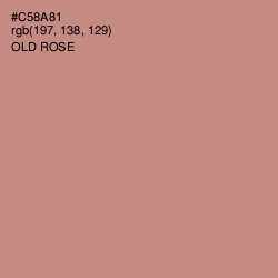 #C58A81 - Old Rose Color Image