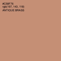 #C58F76 - Antique Brass Color Image