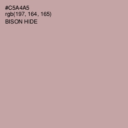 #C5A4A5 - Bison Hide Color Image
