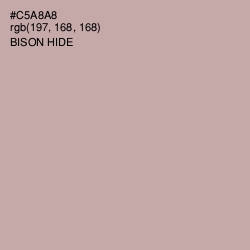 #C5A8A8 - Bison Hide Color Image