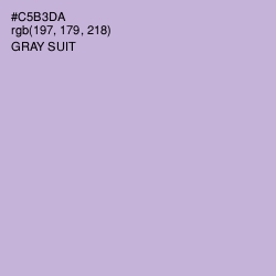 #C5B3DA - Gray Suit Color Image