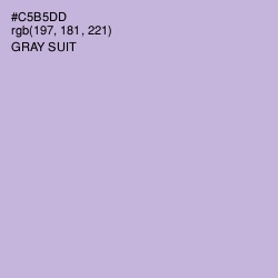 #C5B5DD - Gray Suit Color Image